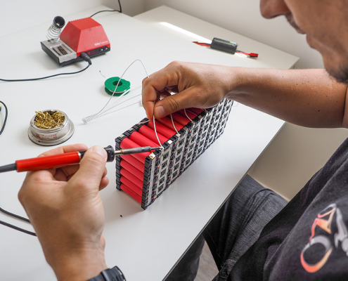 Assemblage batterie Lithium